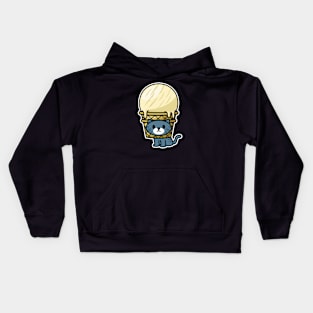 Ice Cream Cat Kids Hoodie